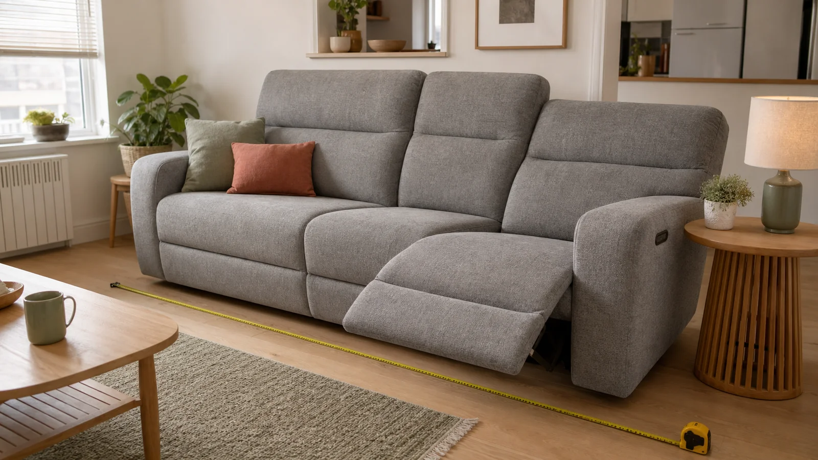 Ashley Biscoe Power Reclining Sofa: Small-Room Fit