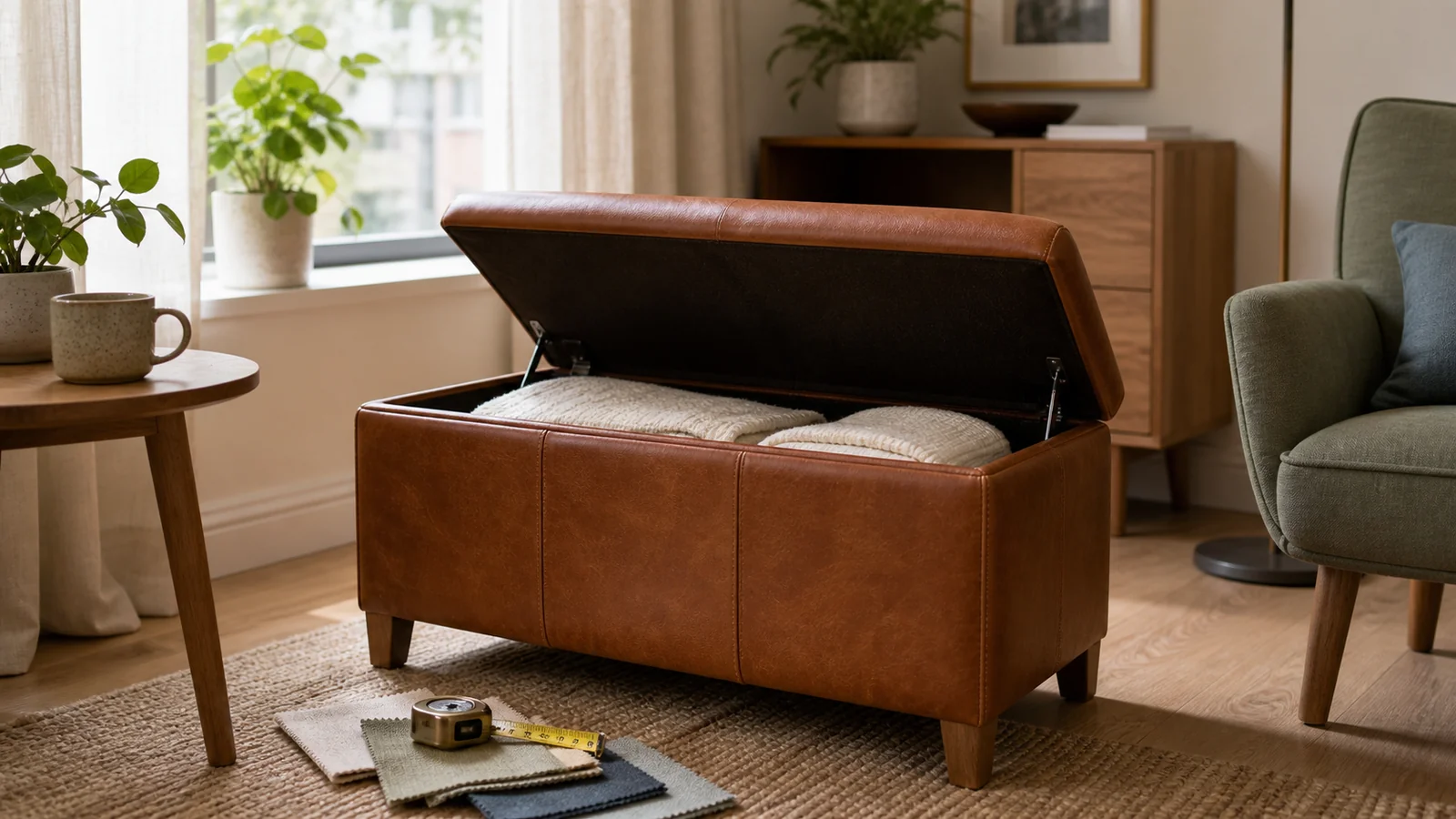 Leather Ottoman Furniture: Small-Space Buying Guide