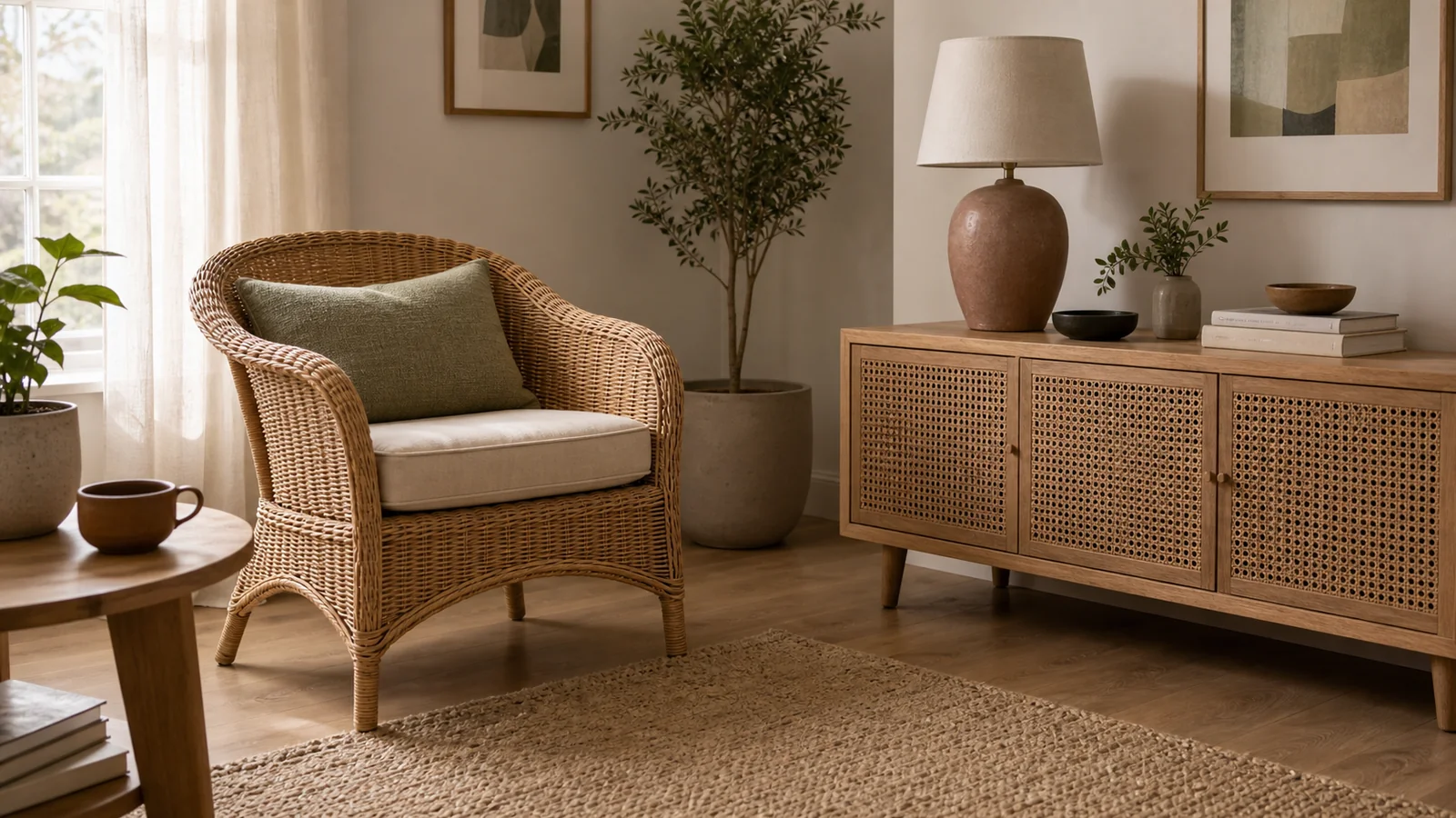 Rattan Furniture: Choose Texture Without Clutter